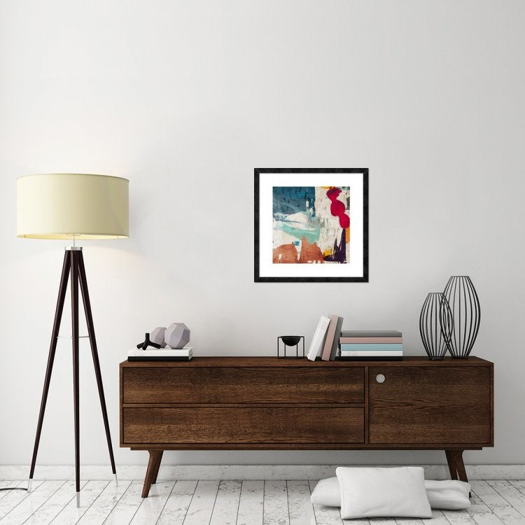 "Colors Royale I" Framed Digital Print by Anne Munson, 26"x26"
