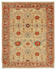 Rug N Carpet - Handmade Oriental 9' 2" x 11' 6" One-of-a-Kind Oushak Area Rug