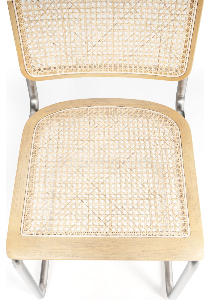 Arwan Natural Cane Dining Side Chair, Set of 2