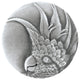 Cockatoo Knob Antique Pewter(Large, Left Side, Right