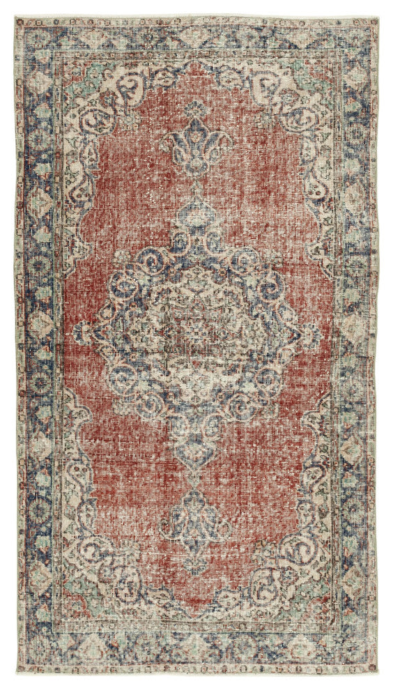Rug N Carpet - Handmade Turkish 3' 10" x 6' 9" Unique Small Area Rug