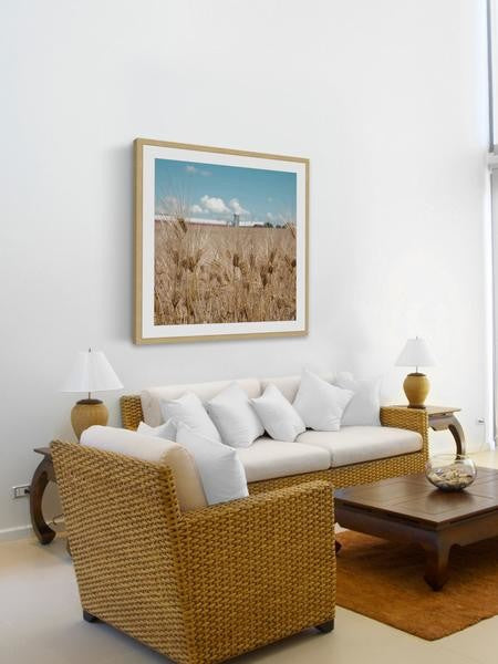 "Waves of Grain" Framed Painting Print, 24"x24"