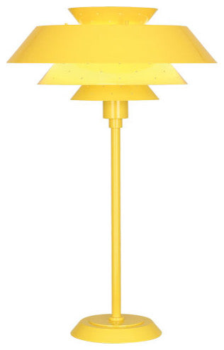 Pierce Table Lamp, Canary Yellow