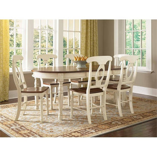Bowery Hill Oval Extendable Dining Table in Buttermilk