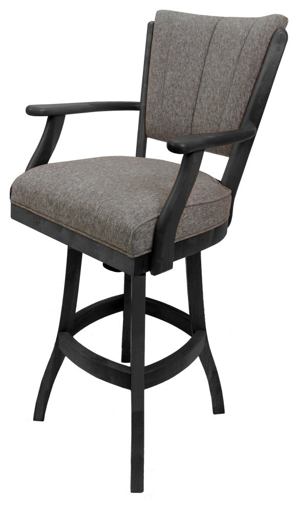 Classic Counter Bar Stools 26" 30" Extra Tall 34", Mojave Grey - Dark Grey, 26"
