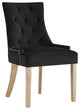 Black Pose Dining Chair Performance Velvet Set of 4