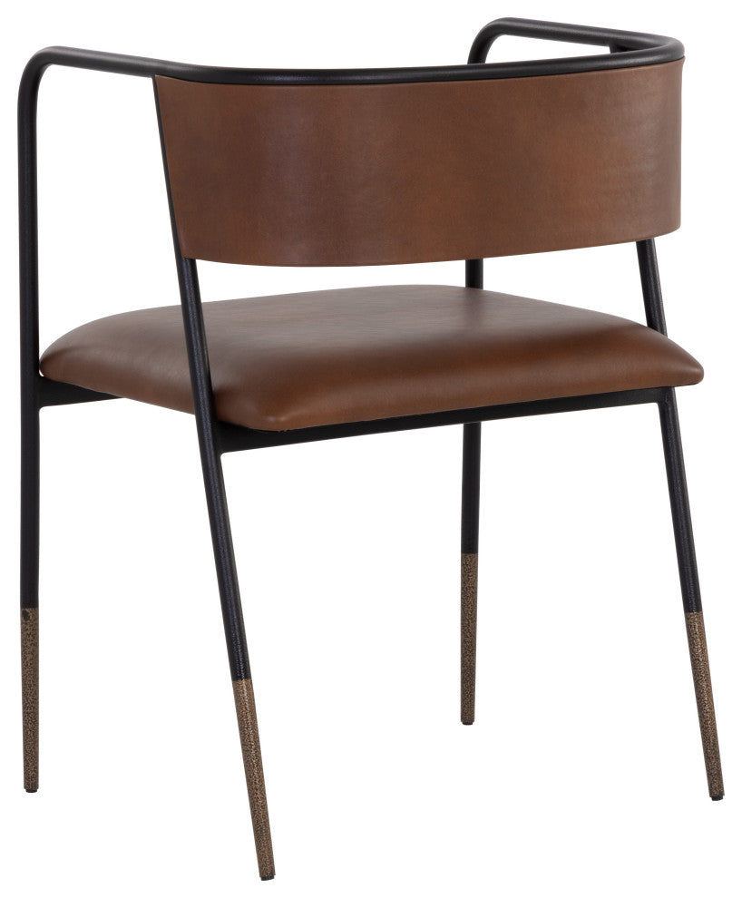 Brenan Dining Armchair Bravo Cognac