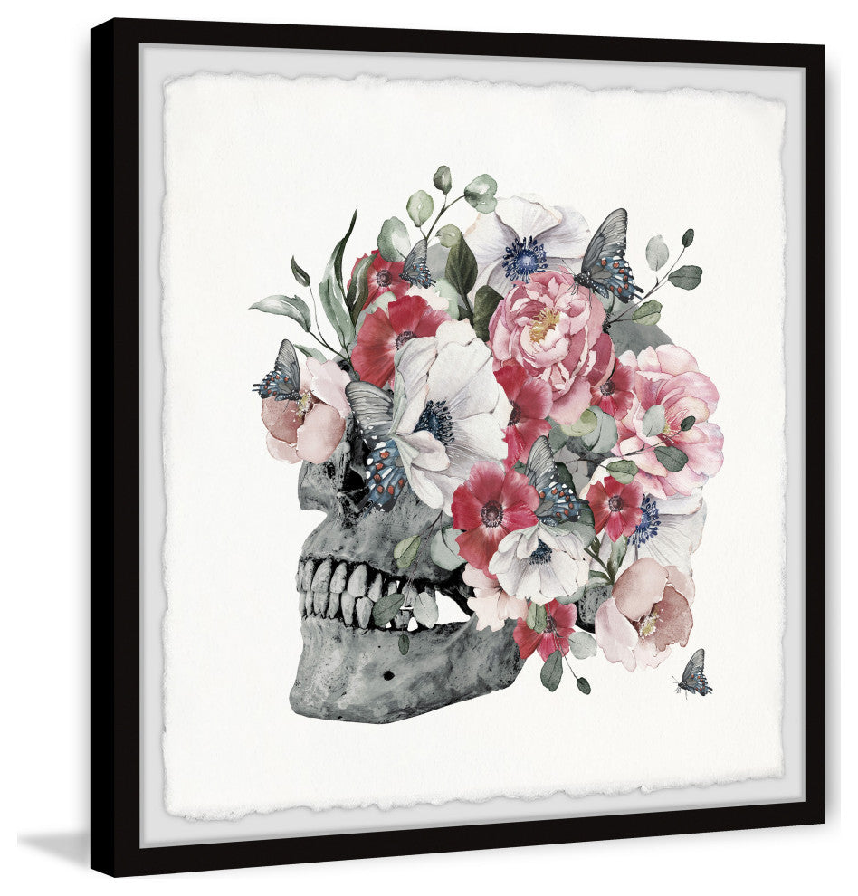 "Find Balance" Framed Painting Print, 32x32