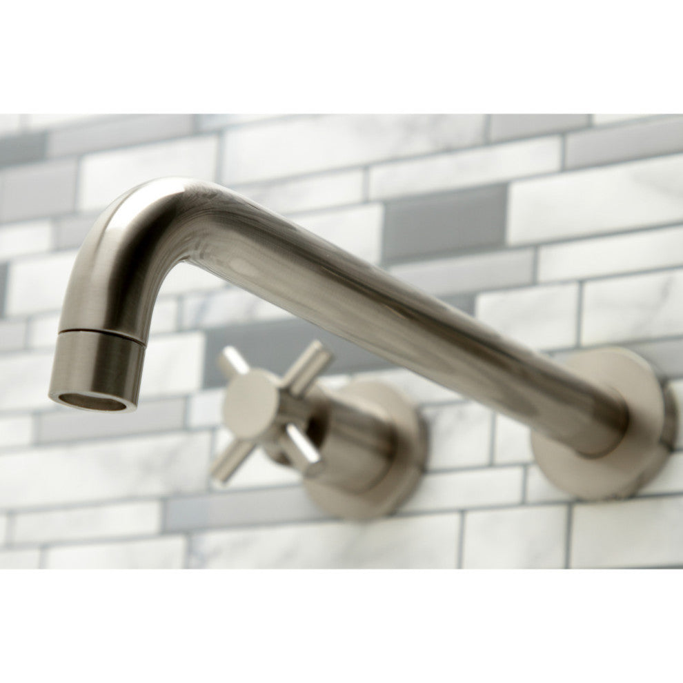 KS8058DX Wall Mount Tub Faucet, Brushed Nickel