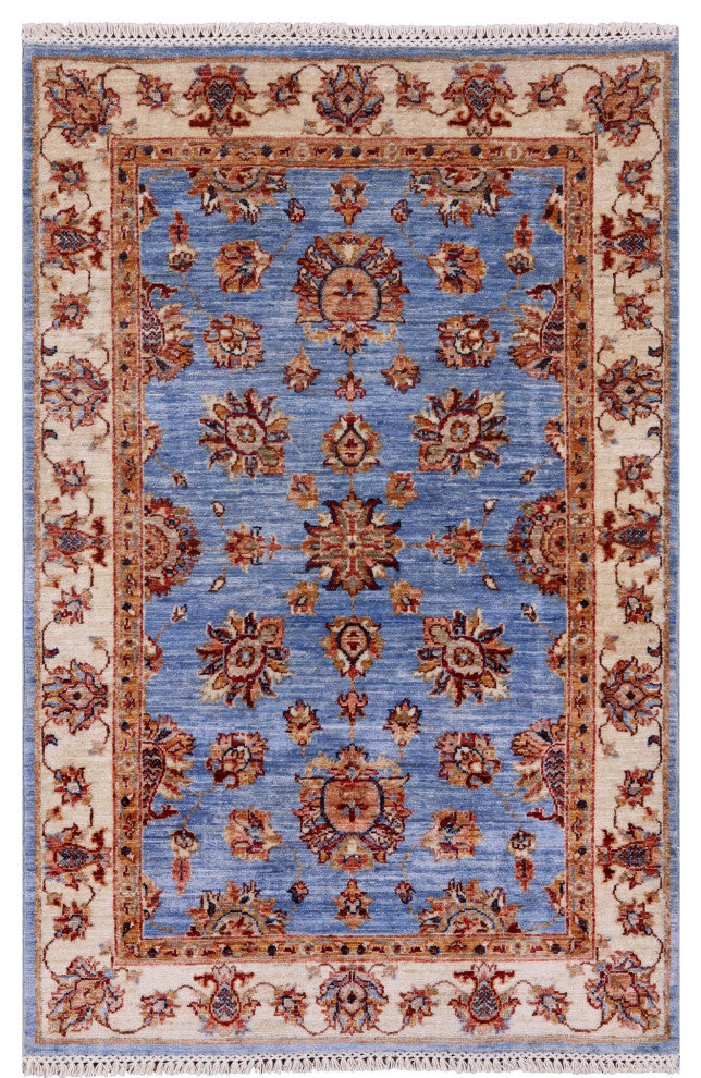 Persian Tabriz Hand-Knotted Wool Rug 3' 3" X 4' 11" - Q12766