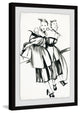 "Twin Fun" Framed Painting Print, 24"x36"