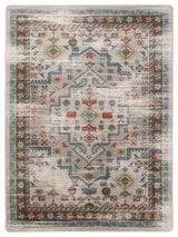 Persian Version OKA Light Distressed Area Rug, 5'4"x7'8"