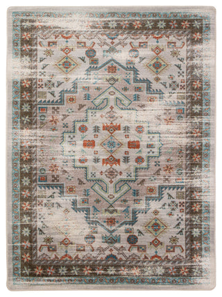 Persian Version OKA Light Distressed Area Rug, 5'4"x7'8"