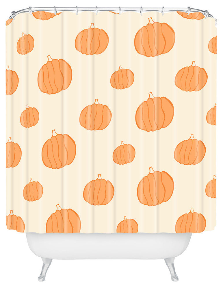 Allyson Johnson Pumpkins Shower Curtain, 72"x69"