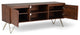 Hunter Solid Mango Wood TV Media Stand For TVs up to 65", Umber Brown Stain