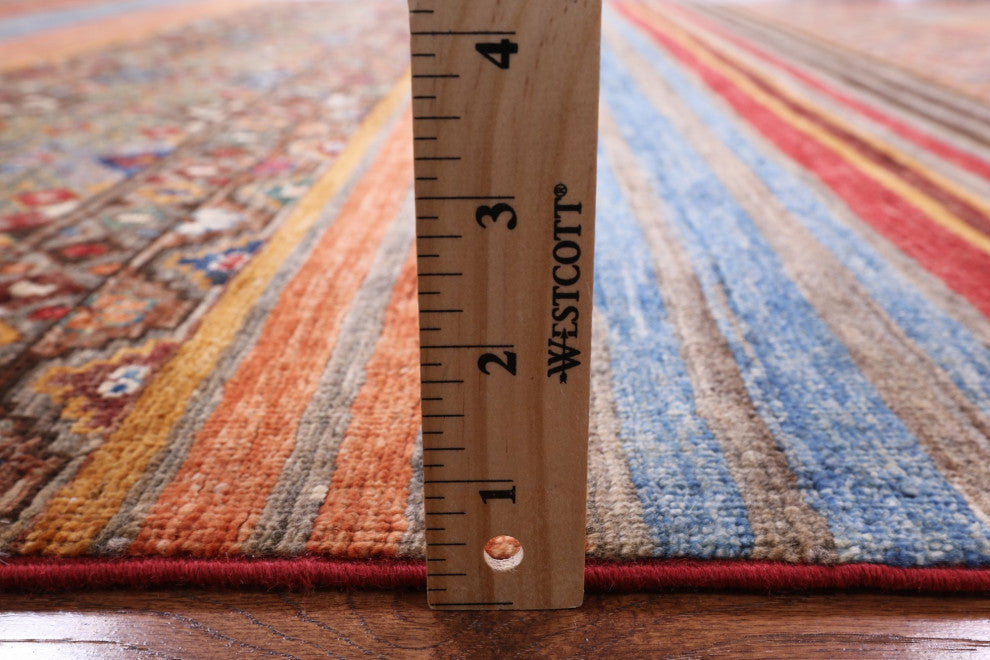 5' 6" X 7' 11" Khorjin Super Kazak Hand-Knotted Rug Q5355