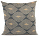 Plutus Blue Cubes Diamond Luxury Throw Pillow, 20"x20"