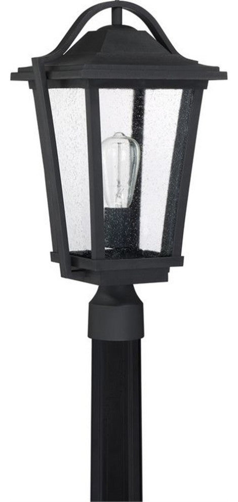Quoizel DRS9011EK One Light Outdoor Post Mount, Earth Black Finish