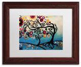 Natasha Wescoat '011' Art, Wood Frame, White Mat, 14x11