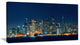 "San Francisco Skyline At Night" Cityscape Canvas print, 40"x20"