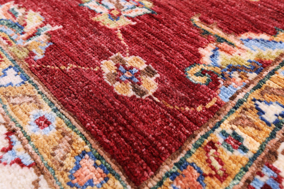 4' 0" X 5' 9" Persian Tabriz Handmade Wool Rug - Q12783