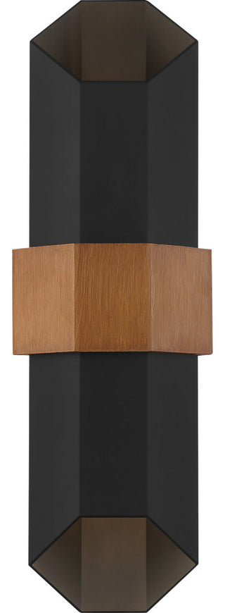 Quoizel CHS8407 Chasm 21" Tall LED Outdoor Wall Sconce - Matte Black