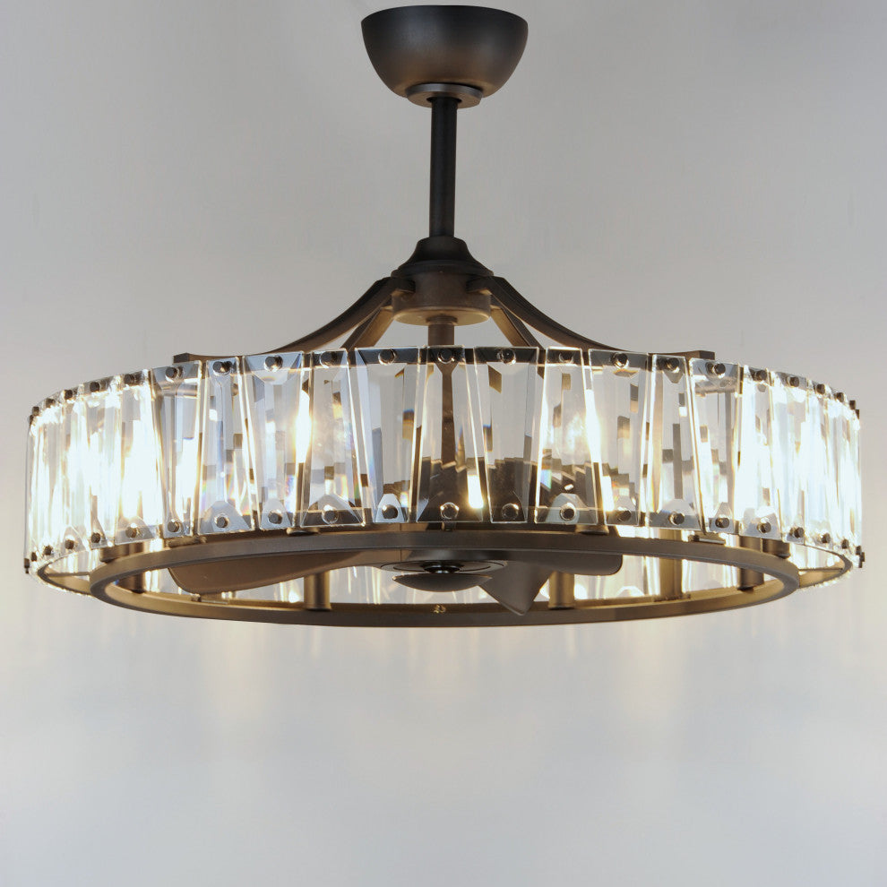 Maxim Odeon 22 LED Odeon 22" 3 Blade Smart LED Indoor Ceiling Fan - Golden