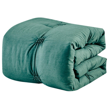 Var Cationic Dyeing 7 Pieces Comforter Set, Queen
