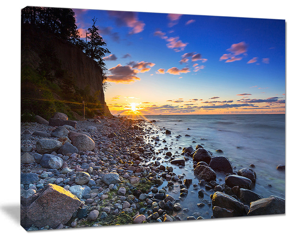 "Baltic Sea and Orlowo Cliff at Sunrise" Wall Artwork