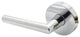 Mid Century Dummy Lever, Polished Stainless