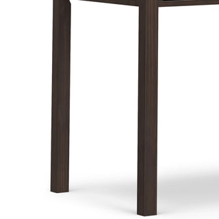 Hollander Solid Wood Wide Desk, Warm Walnut Brown
