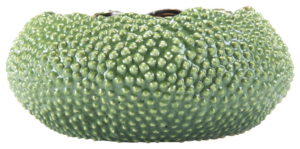 8.5" x 8.5" x 3.9" Green, Ceramic, Bowl