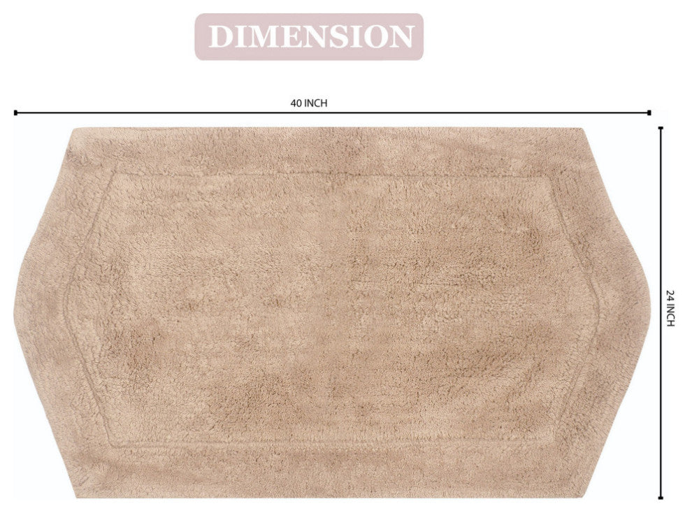 Waterford Bath Rug, 24"x40", Linen