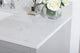 Mia 48" Single Bathroom Vanity, Gray With Backsplash