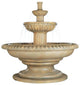 Palazzo Fluted Fountain, Elban Olive Stone