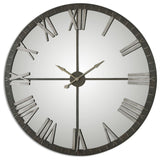 Uttermost Amelie Large Bronze Wall Clock