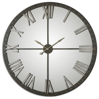 Uttermost Amelie Large Bronze Wall Clock