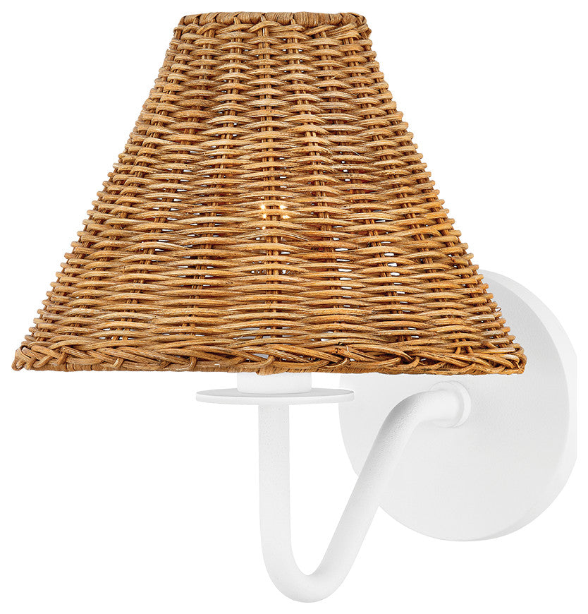 Issa 1-Light Wall Sconce Texture White
