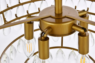 Murphy 20" Flush Mount, Brass