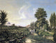 Charles Willson Peale View of the Garden at Belfield Canvas Print