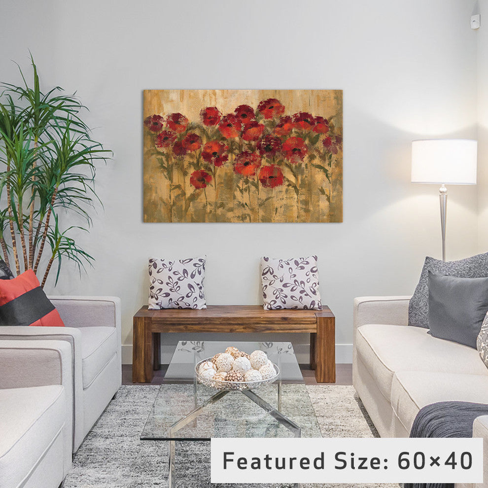"Sunshine Florals Gallery" by Silvia Vassileva, 26x18x1.5"