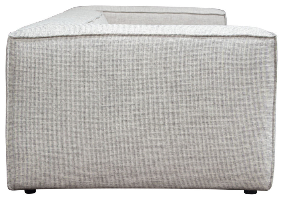 Vice 2PC Modular Sofa in Barley Fabric