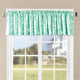 Birdsong 2 Piece Valance Set, Green, 60"x18"