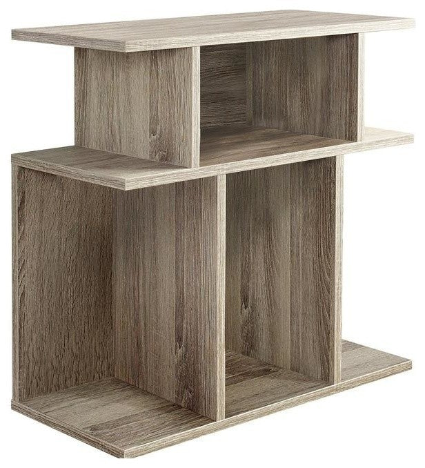 Accent Table, 24" Dark Taupe