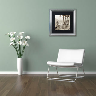 Alan Blaustein 'Lombardy VII' Art, Silver Frame, Black Mat, 11x11