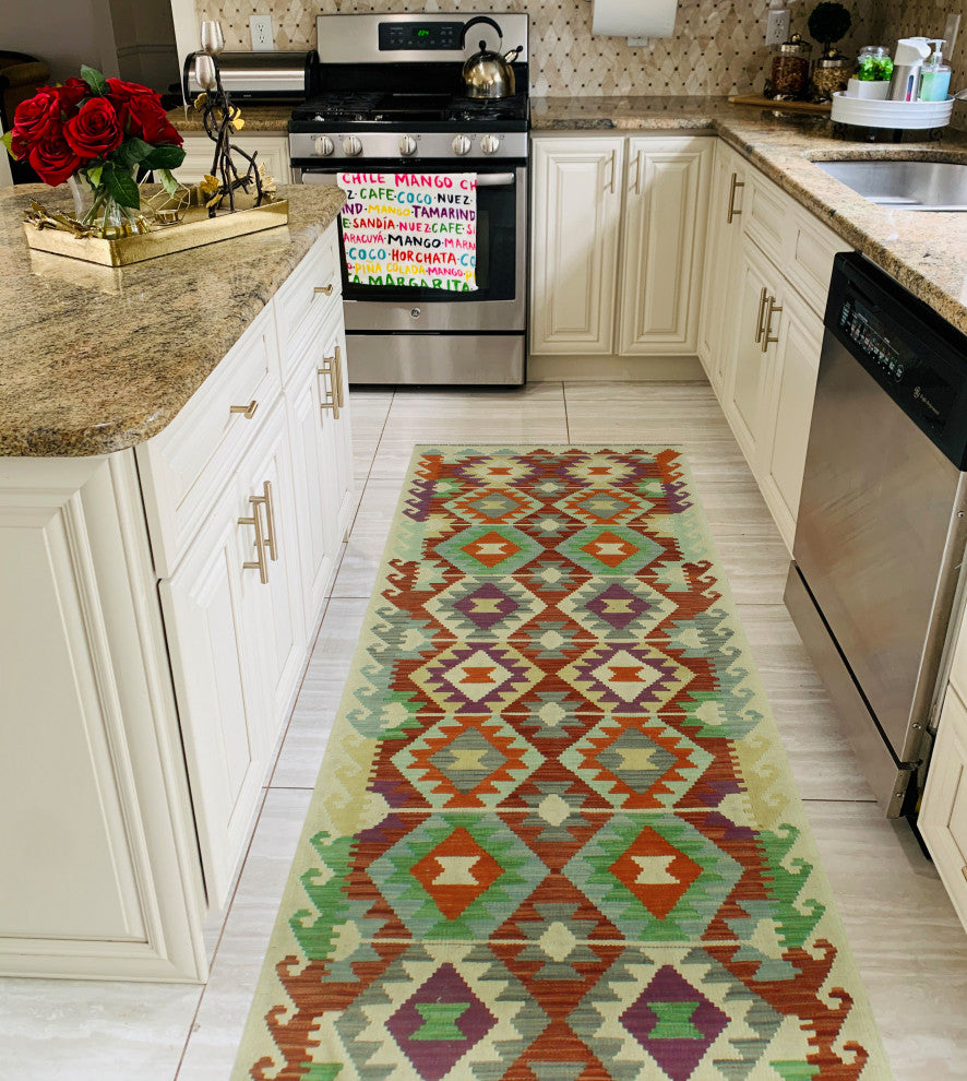 Sangat Kilim Kamile Ivory Runner
