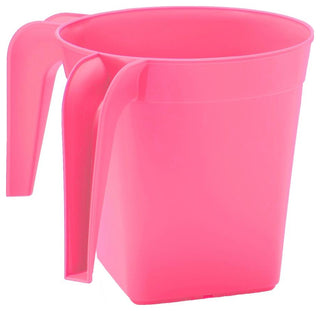 YBM Home Square Plastic Wash Cup, long-lasting, Pink, 1
