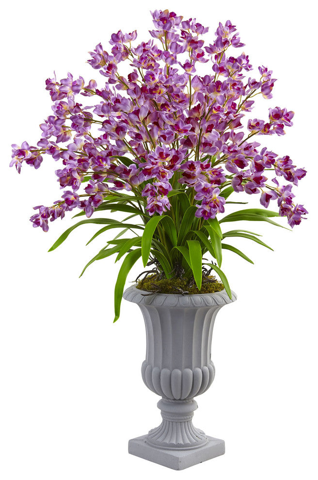 Giant Blooming Orchid Arrangement With Urn