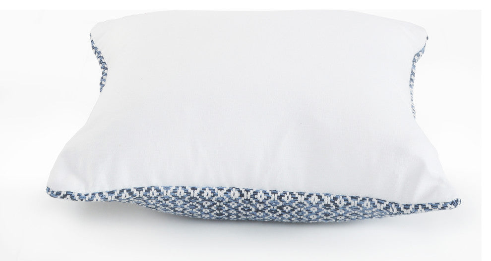 Blue Diamond Throw Pillow