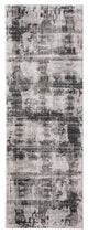 Maxin R39NY Modern/Industrial/Bohemian & Eclectic Runner, Gray/Ivory, 2'6"x7'3"